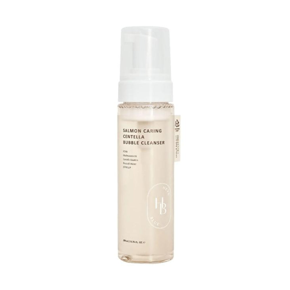 HeveBlue Salmon Caring Centella Bubble Αφρός Καθαρισμού Προσώπου 200ml