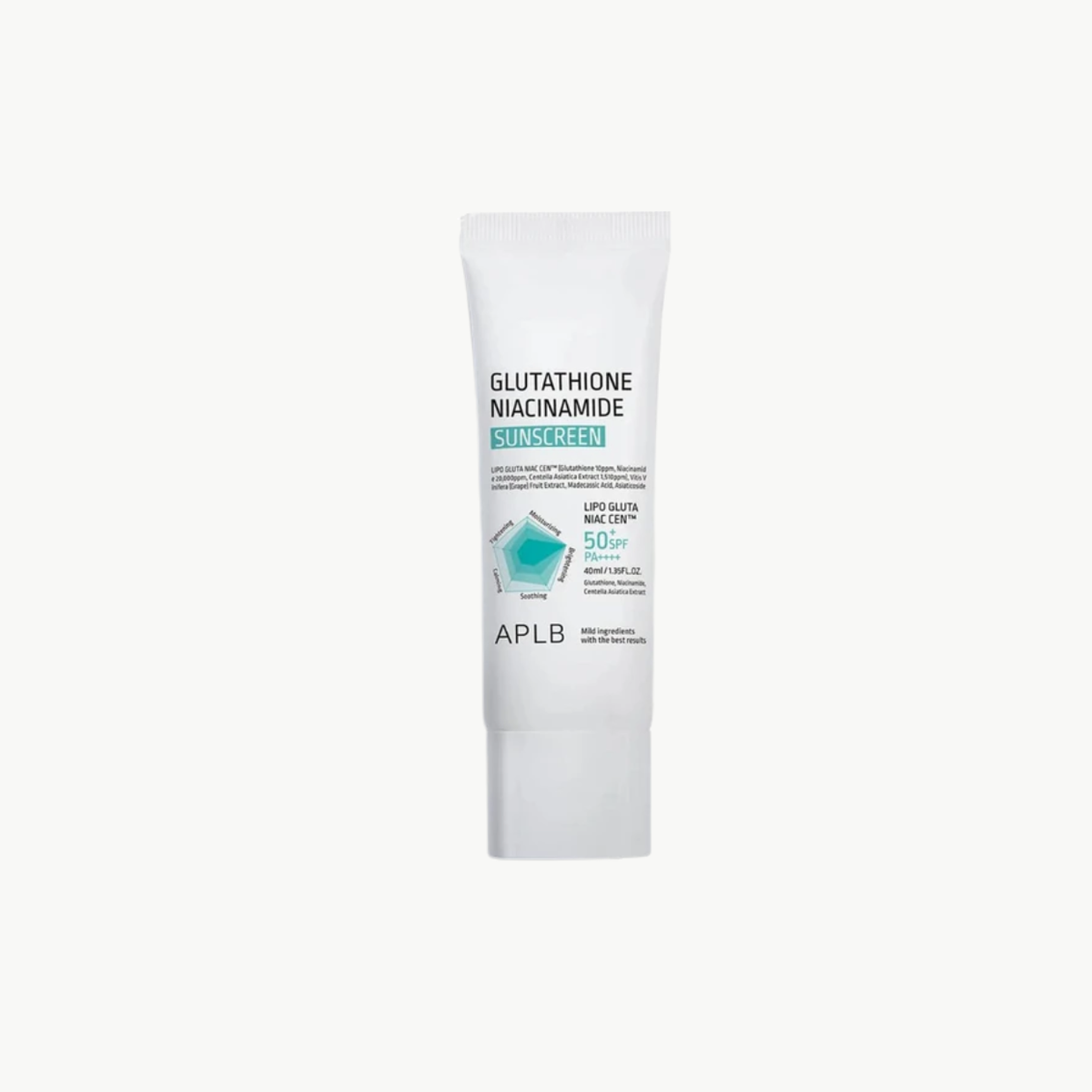 APLB Glutathione Niacinamide Sunscreen SPF50+ PA++++ 40ml