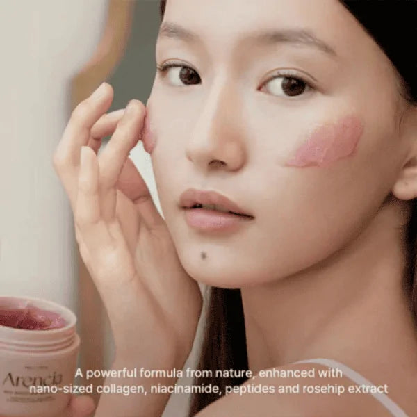 Arencia Fresh Rosehip Rice Mochi Cleanser - Ενυδατικό Καθαριστικό & Μάσκα 2 σε 1 με Rosehip, Ρύζι & Αμύγδαλο