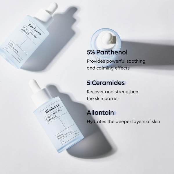 Biodance Hydro Cera-Nol Ampoule - Αμπούλα βαθιάς ενυδάτωσης με Πανθενόλη και Ceramides