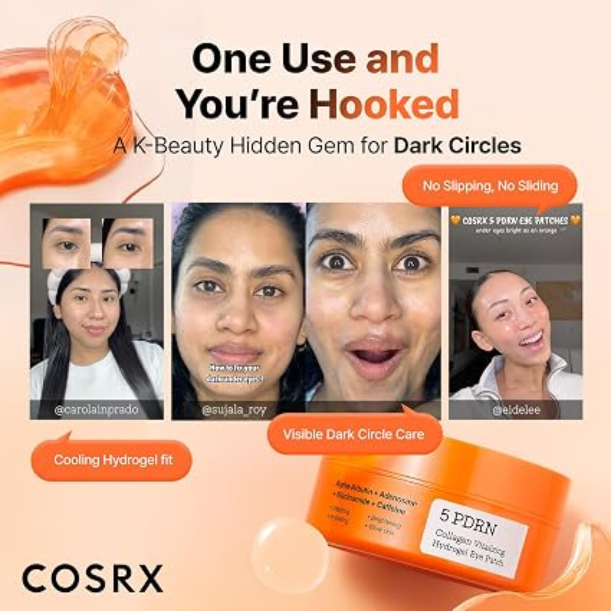 COSRX 5 PDRN Collagen Vitalizing Hydrogel Eye Patch 60 pcs