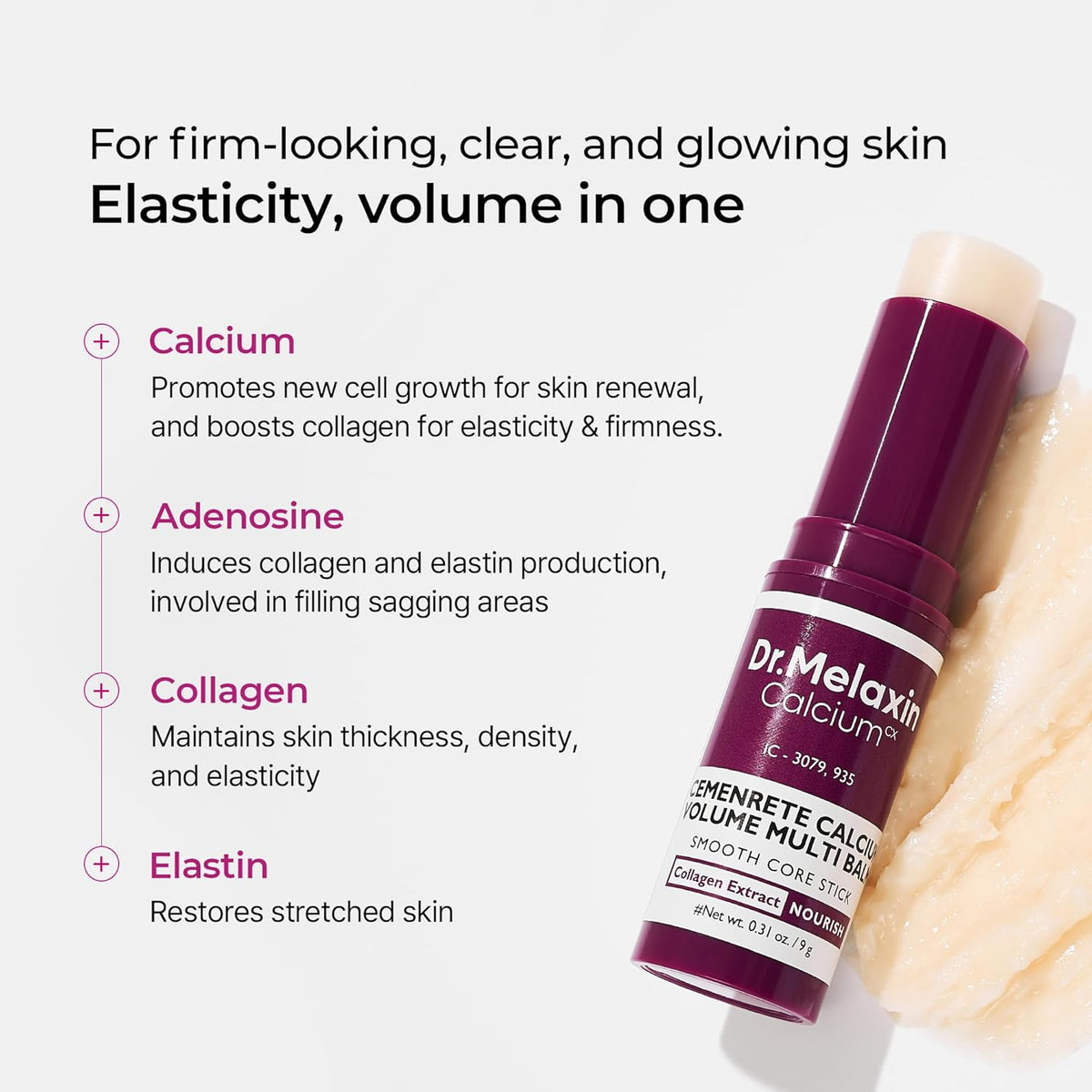 Cemenrete Calcium Volume Multi Balm - Πολυλειτουργικό Balm Σύσφιξης & Λάμψης