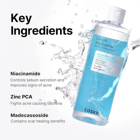 Cosrx Low pH Niacinamide Micellar Cleansing water – Νερό καθαρισμού με χαμηλό pH  100ml