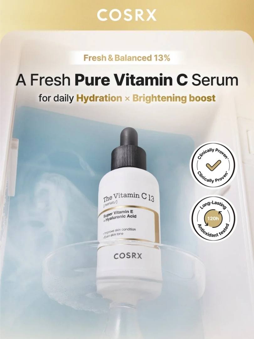 Cosrx The Vitamin C 13 Ενυδατικό & Αντιγηραντικό Serum Προσώπου με Βιταμίνη C & Βιταμίνη E για Αποτοξίνωση & Πανάδες 20ml