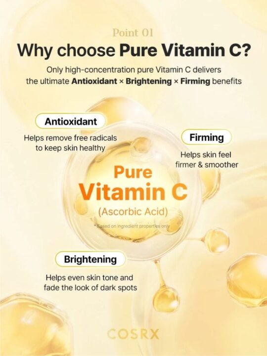 Cosrx The Vitamin C 13 Ενυδατικό & Αντιγηραντικό Serum Προσώπου με Βιταμίνη C & Βιταμίνη E για Αποτοξίνωση & Πανάδες 20ml