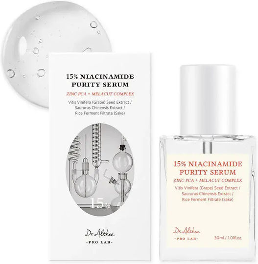 Dr. Althea 15% Niacinamide Purity Ενυδατικό Serum Προσώπου με Νιασιναμίδη για Λάμψη 30ml