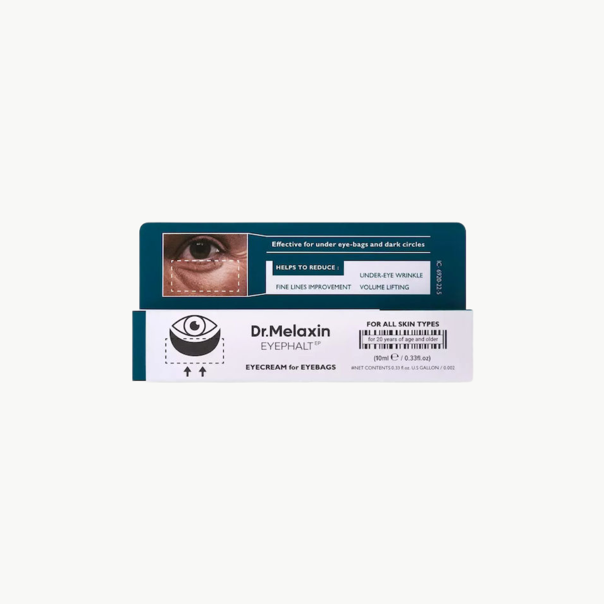Dr. Melaxin Eyephalt - Κρέμα Ματιών για Σακούλες & Μαύρους Κύκλους 10ml