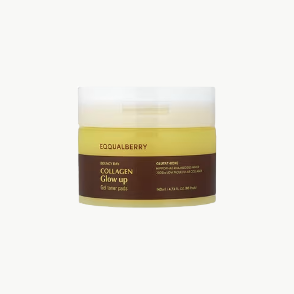 Eqqualberry Collagen Glow Up Pads Τόνωσης Προσώπου 60τμχ