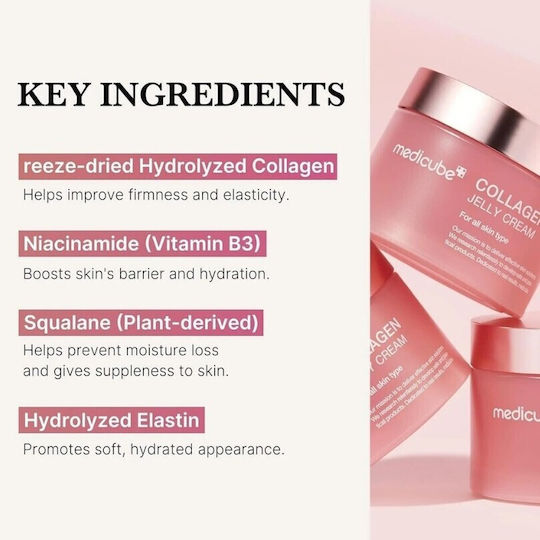 Medicube Collagen Jelly Κρέμα Προσώπου για Αντιγήρανση & Σύσφιξη με Κολλαγόνο 50ml