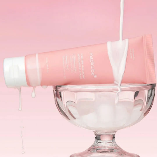 Medicube PDRN Pink Hyaluronic Κρέμα Προσώπου για Ενυδάτωση & Ατέλειες με Υαλουρονικό Οξύ & Κολλαγόνο 50ml