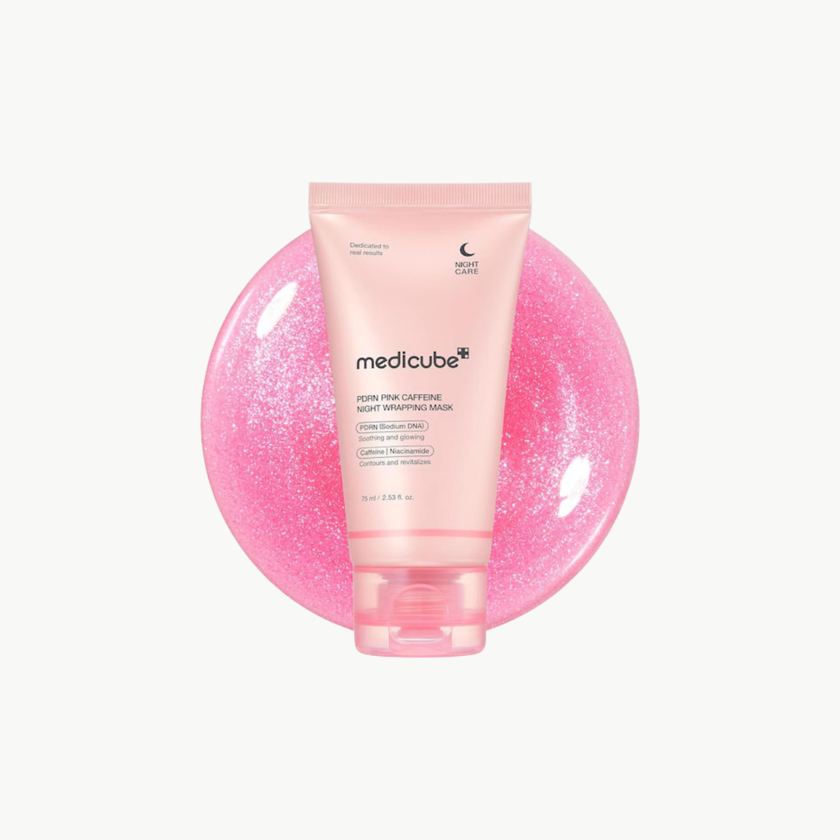 PDRN Pink Caffeine Night Wrapping Mask Μάσκα Νύχτας Glass Skin