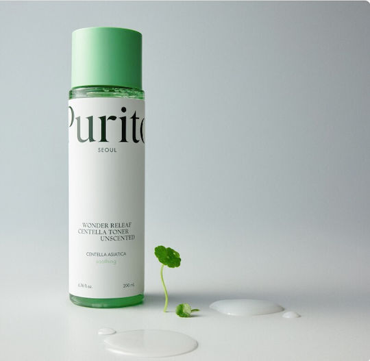 Purito Centella Unscented Toner Lotion Τόνωσης Προσώπου με Υαλουρονικό Οξύ 200ml