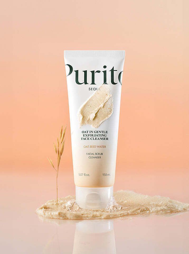 Purito Oat In Gentle Exfoliating Face Cleanser Απολέπιση Βρώμη Αψεγάδιαστο Δέρμα 150 Ml