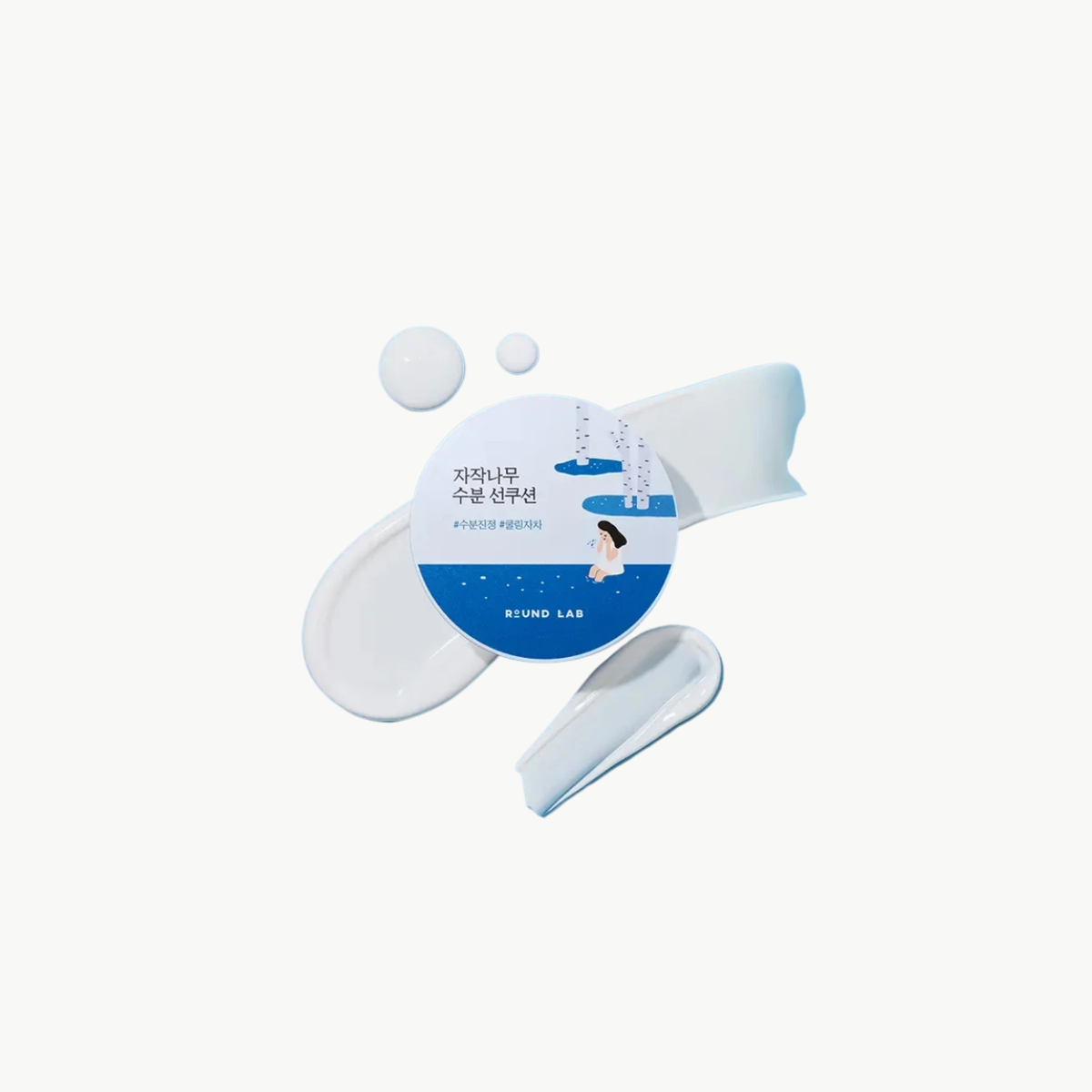 Round Lab Birch Juice Moisturizing Sun Cushion SPF50+ 15g