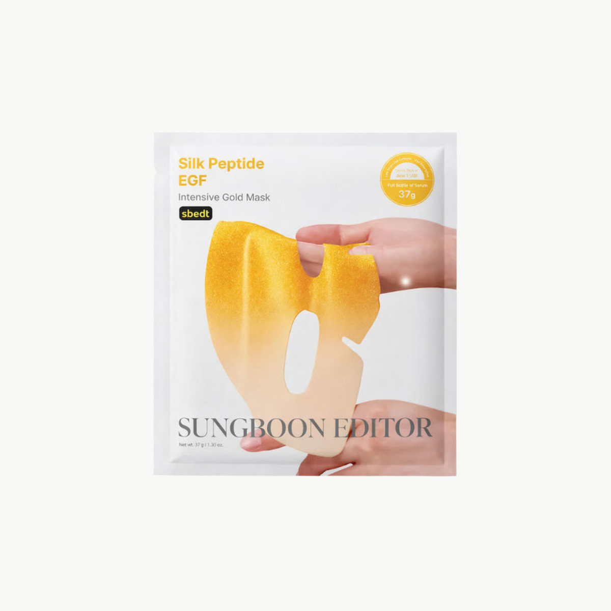 Silk Peptide EGF Gold Mask - Μάσκα Προσώπου Νυχτερινής Ανόρθωσης με 24Κ Χρυσό, Πεπτίδια & EGF