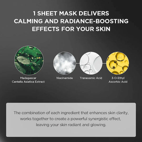 Skin1004 Madagascar Centella Μάσκα Προσώπου για Λάμψη 23ml