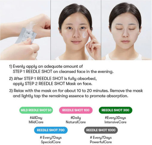 VT Cosmetics reedle shot 300 Μάσκα Προσώπου για Σύσφιξη / Αντιγήρανση