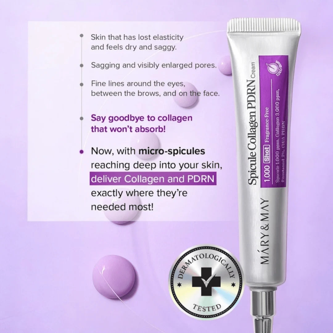 Mary & May Spicule Collagen PDRN Cream 15gr